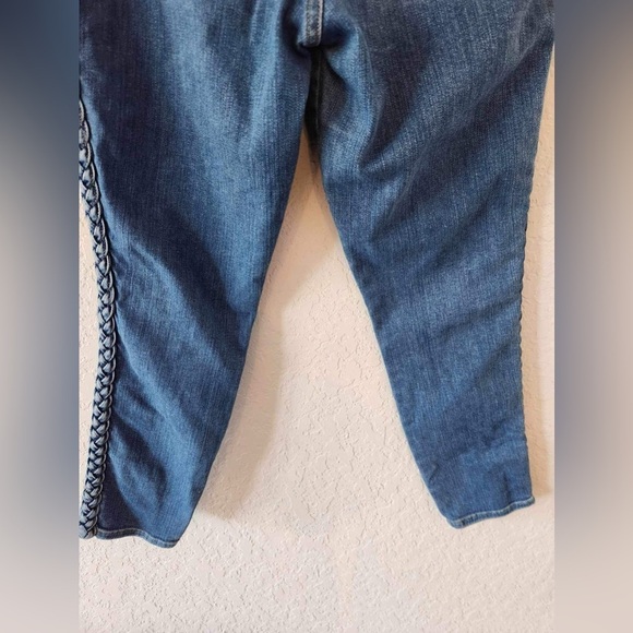 Frame Denim Le High Skinny Braided Leg Jeans sandbar size 32 - Picture 10 of 14